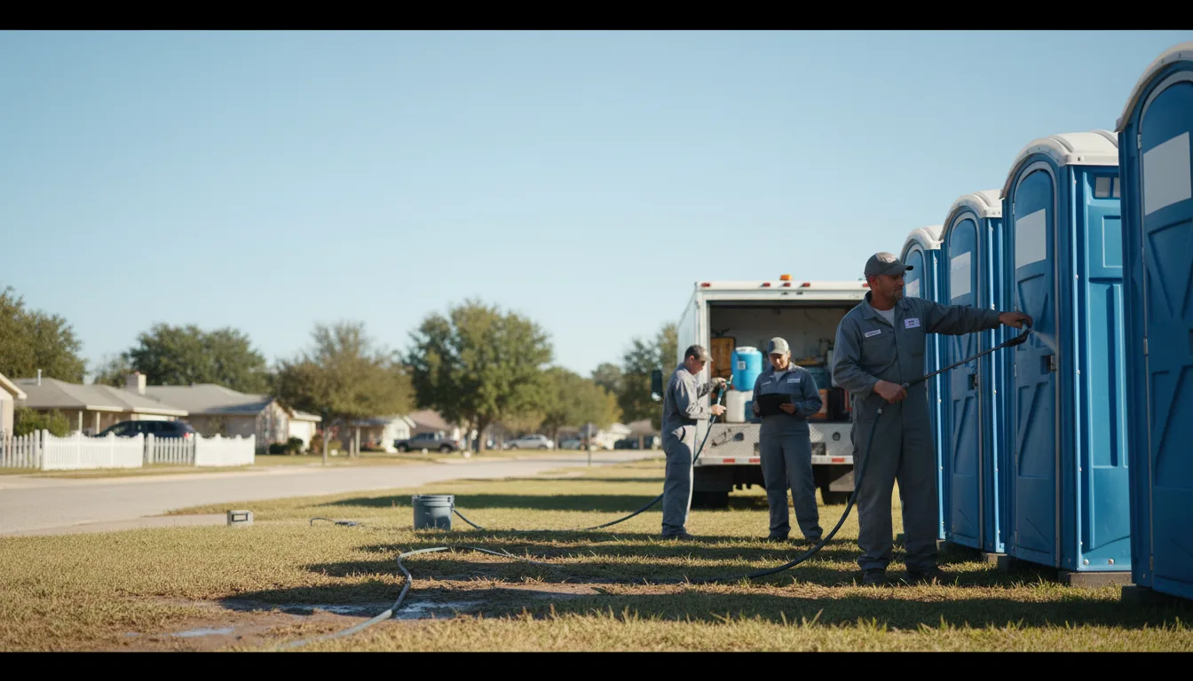 Long-Term Portable Toilet Rental in Industry, TX near me